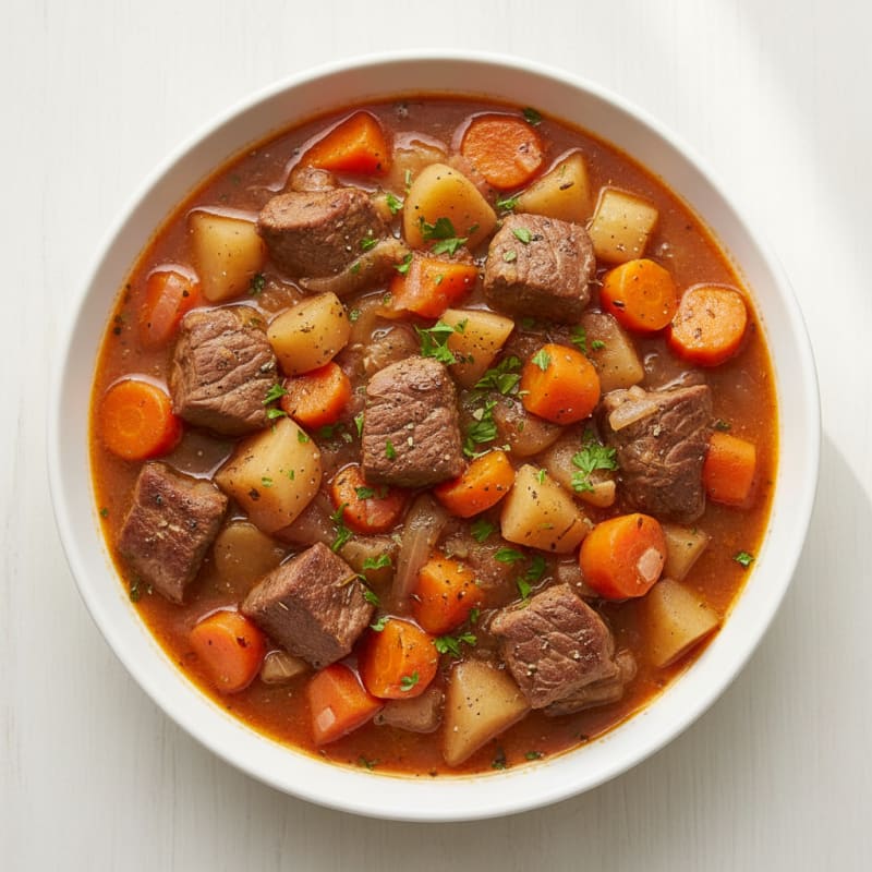 Hearty Beef and Root Vegetable Stew