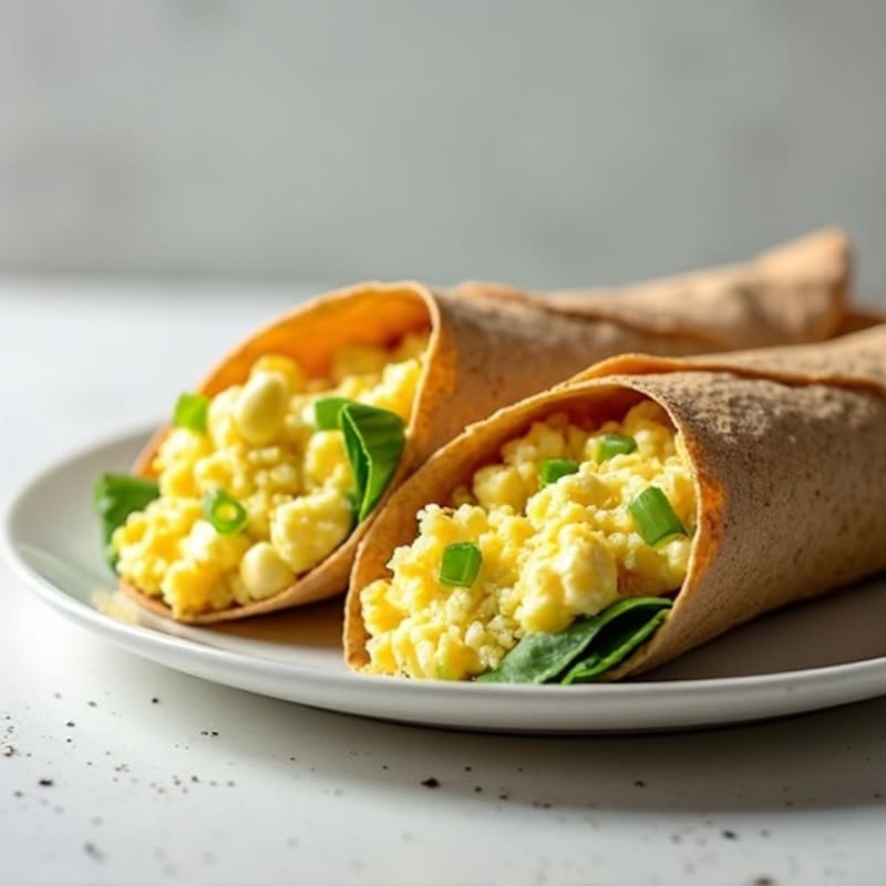 Creamy High-Protein Egg Salad Wraps