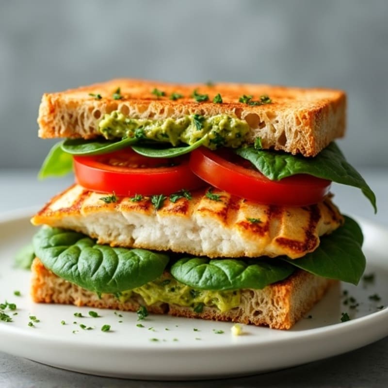 Grilled Pesto Chicken Sandwich