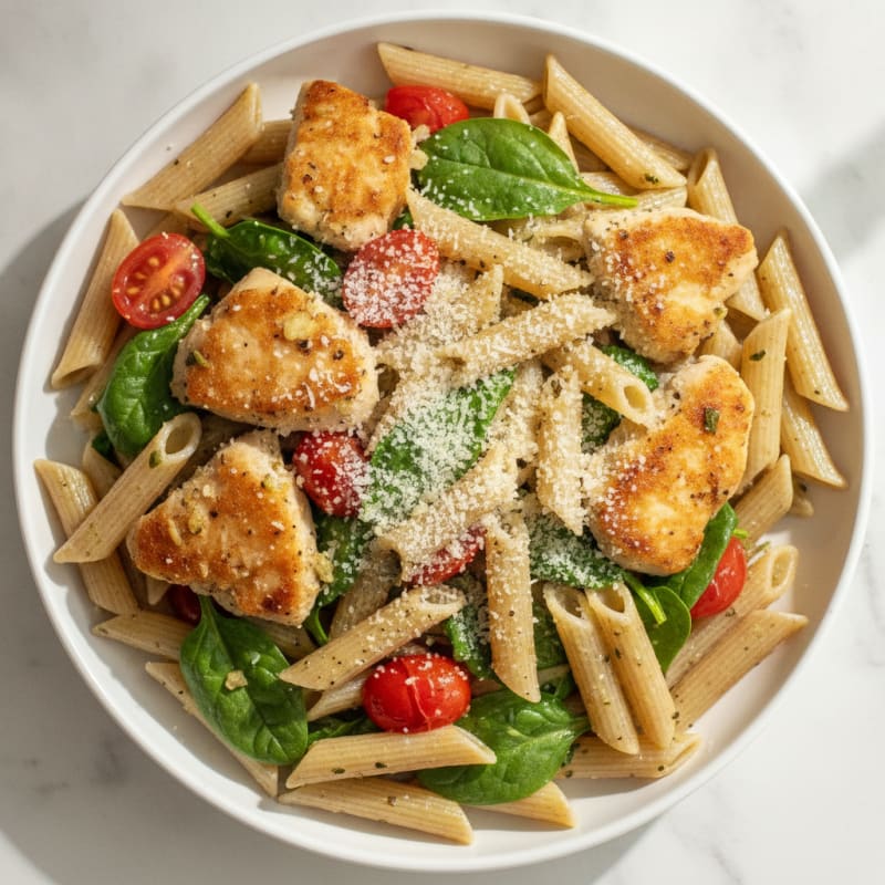 Garlic Herb Chicken Penne Pasta