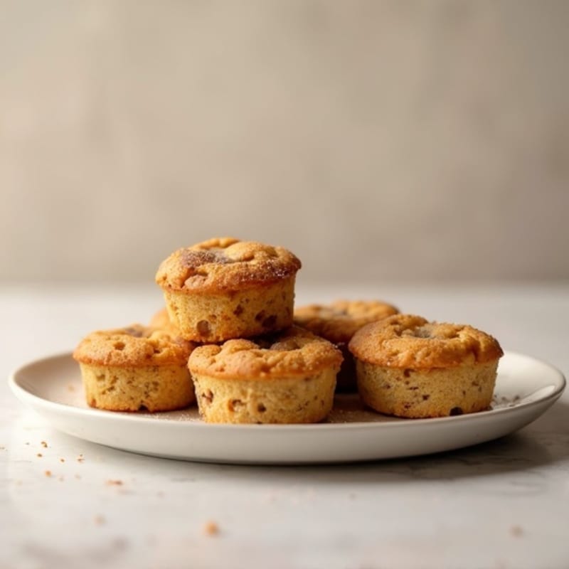 Protein-Packed Almond-Coffee Mini Cakes
