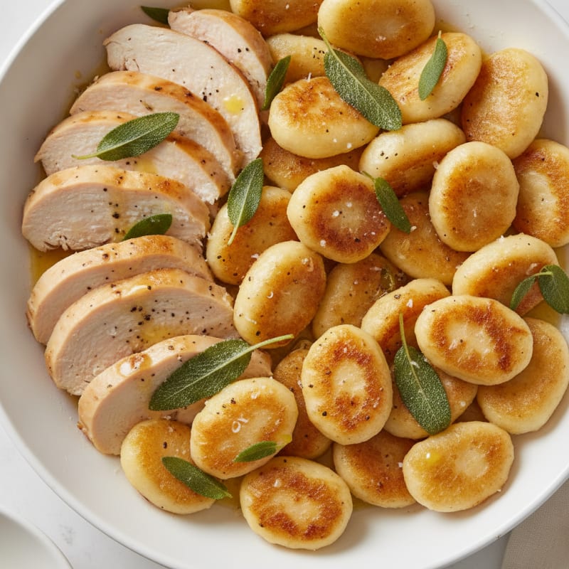 Ricotta Gnocchi with Sage Butter Sauce