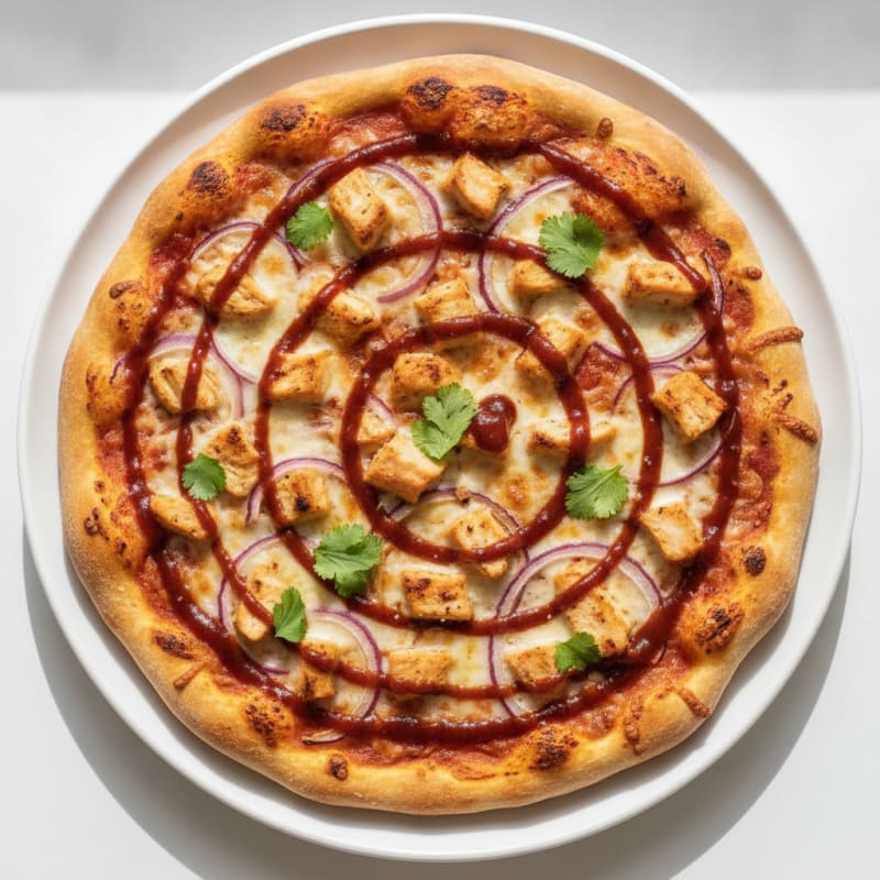 High-Protein BBQ Chicken Pizza