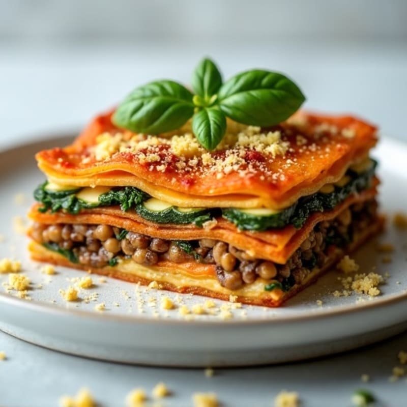 Healthy Layered Veggie Lasagna