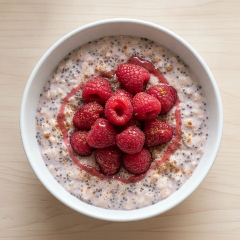 Berry Chia Overnight Oats
