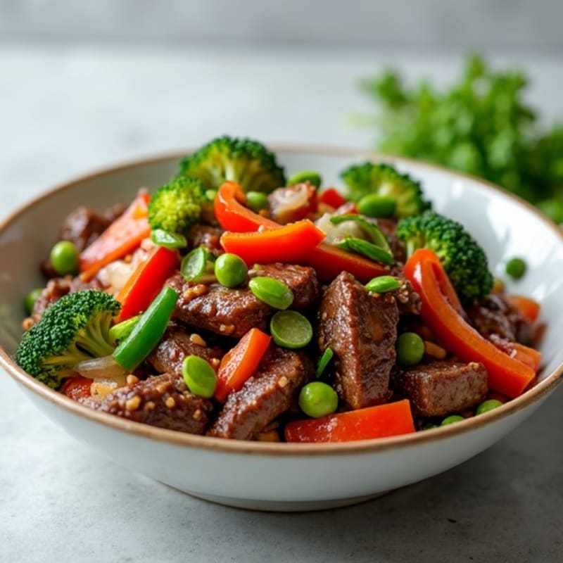 Lean Beef Bulgogi Stir-Fry with Fresh Vegetables