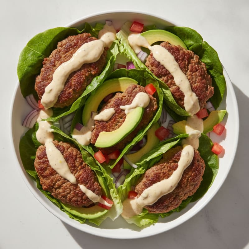 Savory Beef Lettuce Wraps with Special Sauce