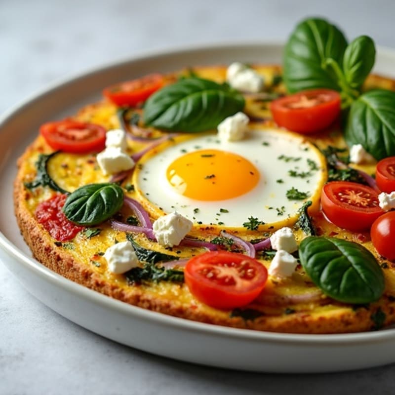 Sheet Pan Roasted Vegetable Frittata