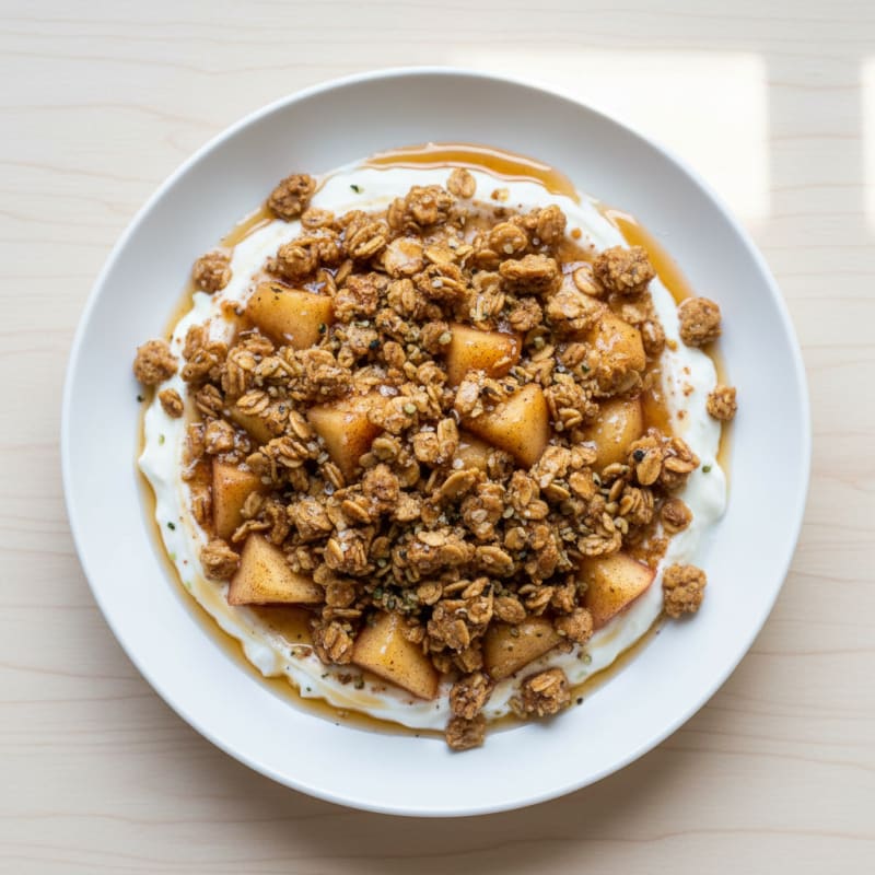 High-Protein Baked Apple Crumble