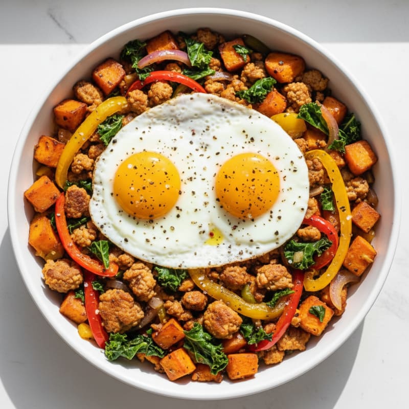 Hearty Grand Slam Breakfast Skillet