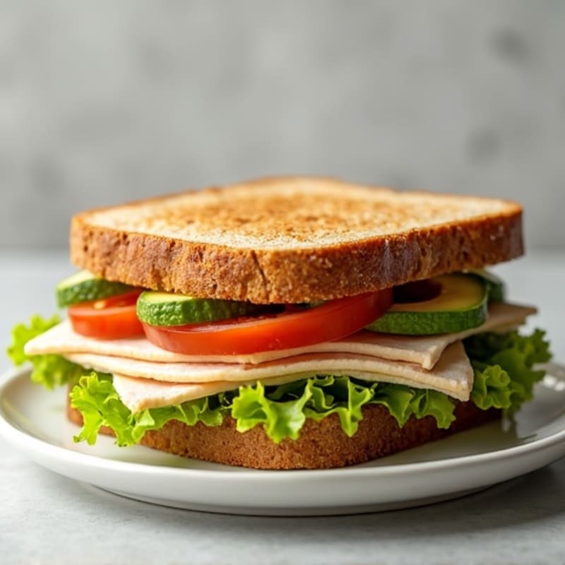 Healthy Turkey Club Sandwich
