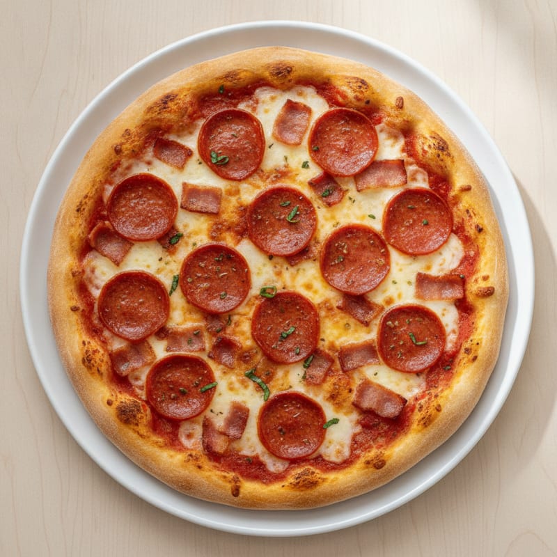 Pepperoni Bacon Gluten-Free Pizza