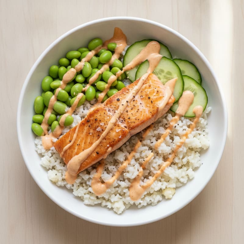 Salmon Sushi Rice Bowl
