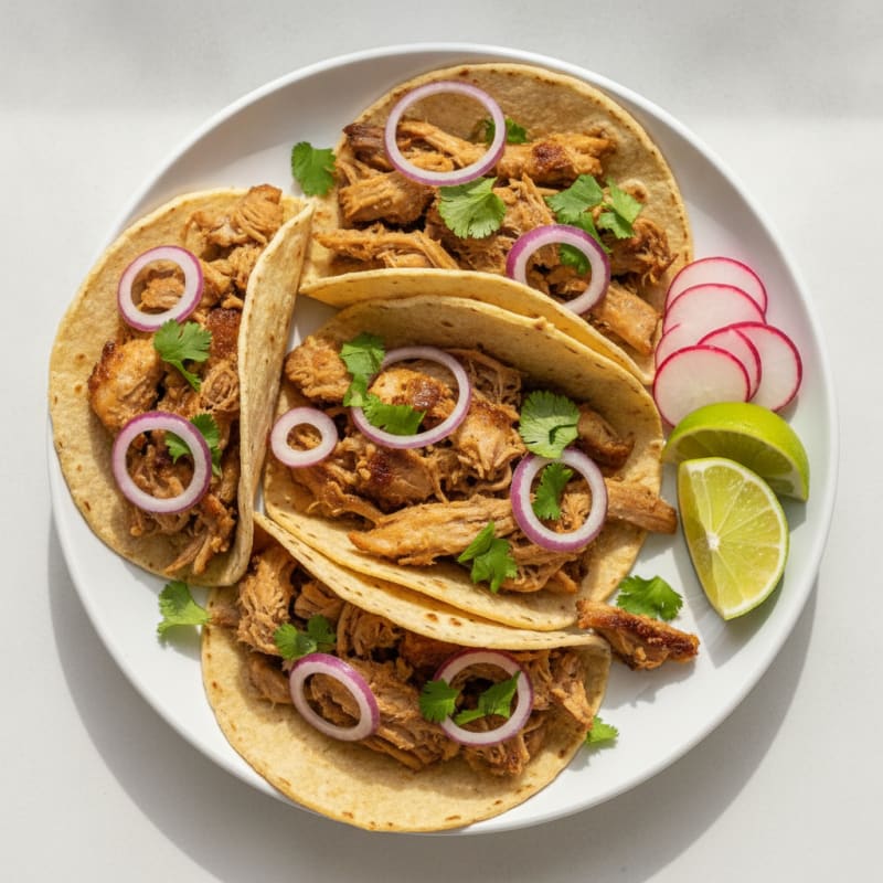 Slow-Cooked Pork Carnitas Tacos