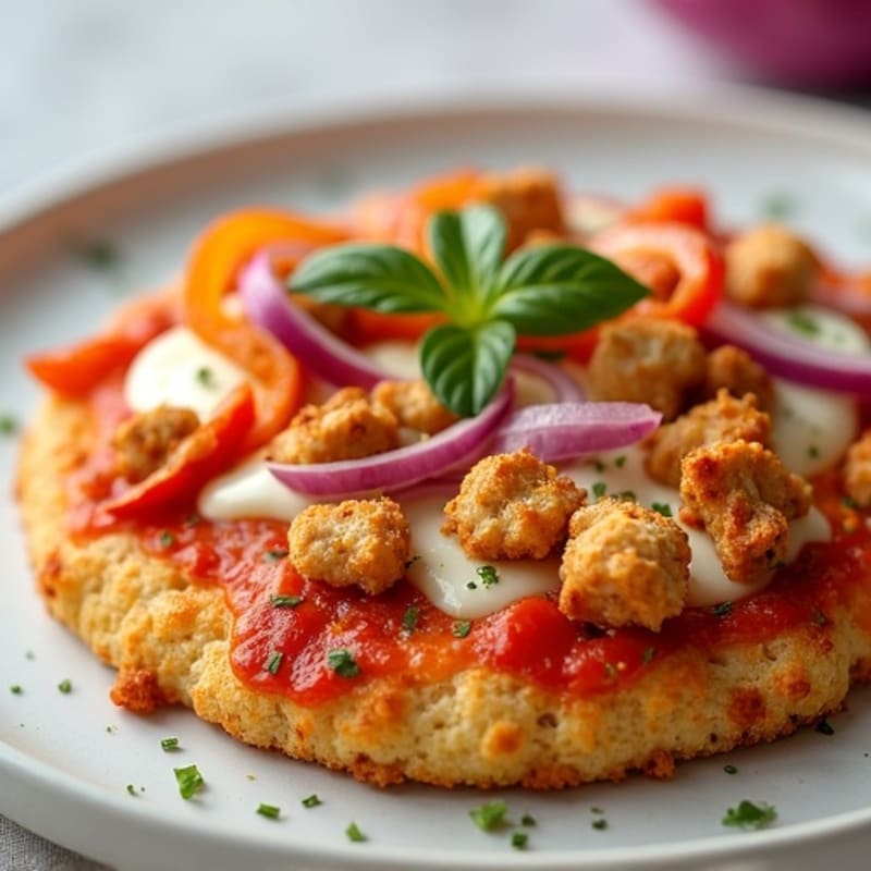 Crispy Buffalo Chicken Pizza