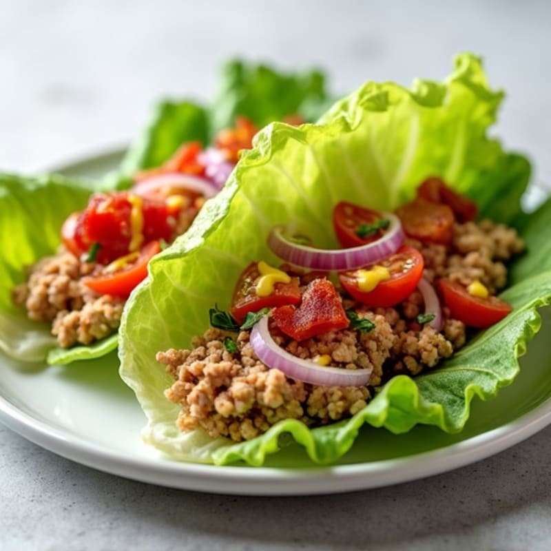 Fresh Turkey and Crispy Turkey Bacon Lettuce Wraps