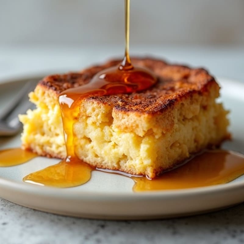 Maple-Glazed Protein Baked French Toast Casserole