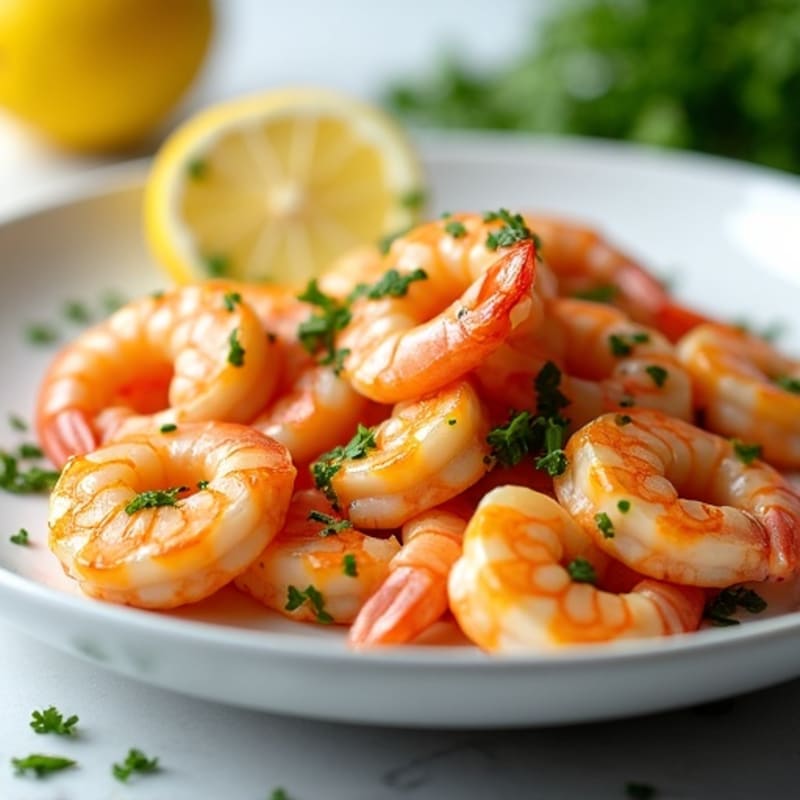 Lemon-Garlic Butter Shrimp with Fresh Herbs