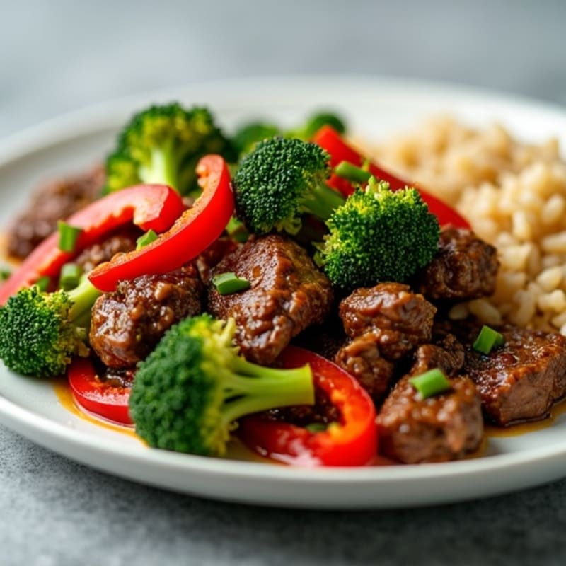 Crispy Garlic Beef and Broccoli Stir-Fry