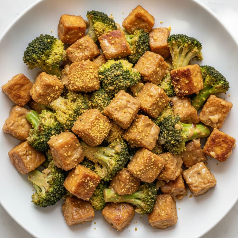 Creamy Tempeh and Broccoli Stir-Fry