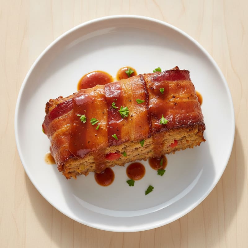 BBQ Bacon-Wrapped Meatloaf