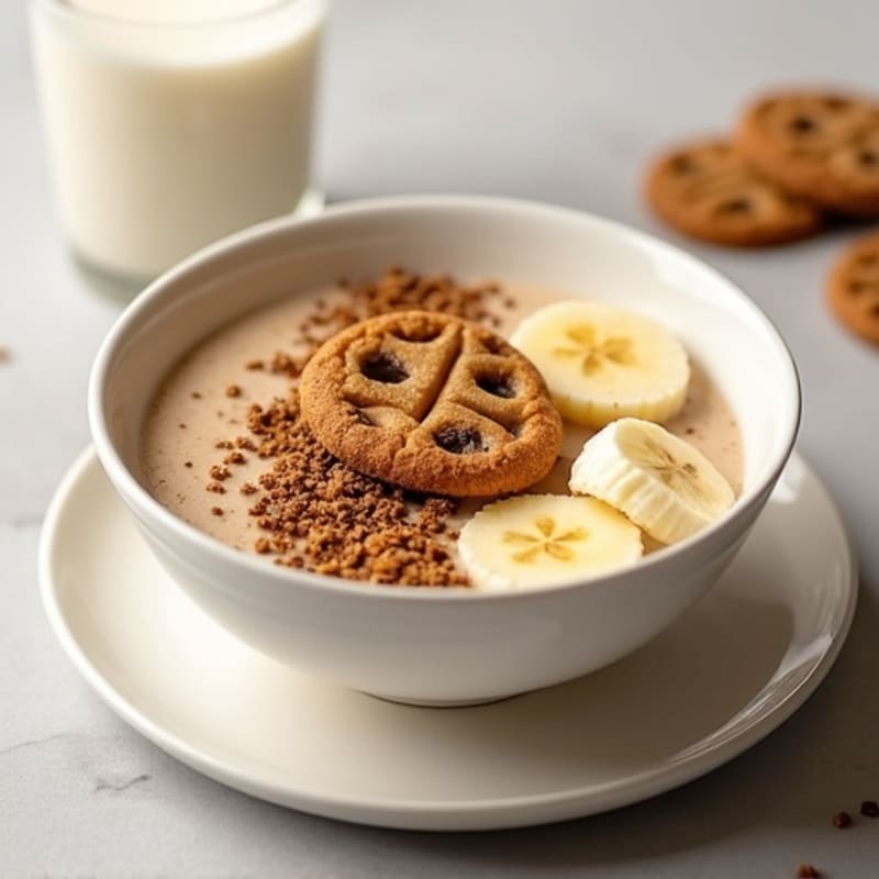 Creamy Protein Cookie Dough Smoothie Bowl