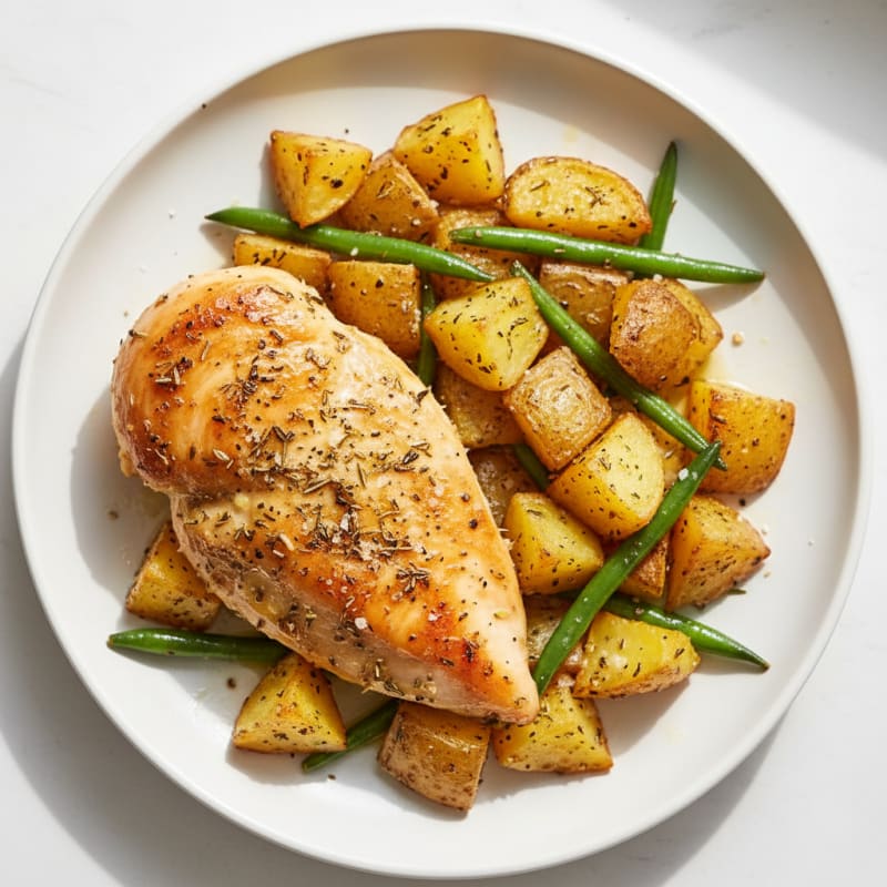 Herb-Roasted Chicken and Potatoes