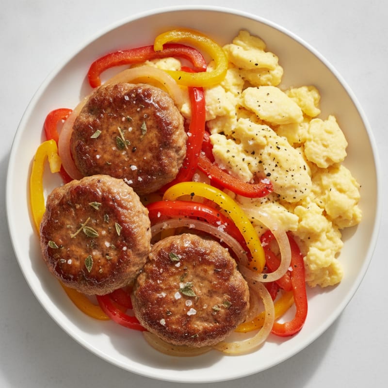 Maple Sausage and Egg Breakfast Skillet