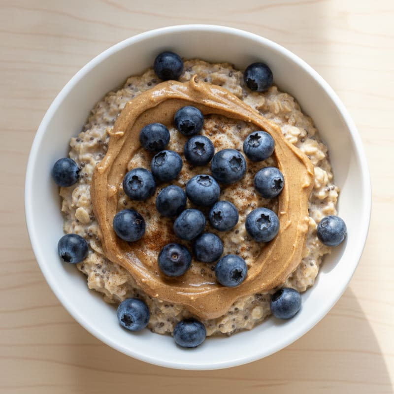 Blueberry Almond Overnight Oats