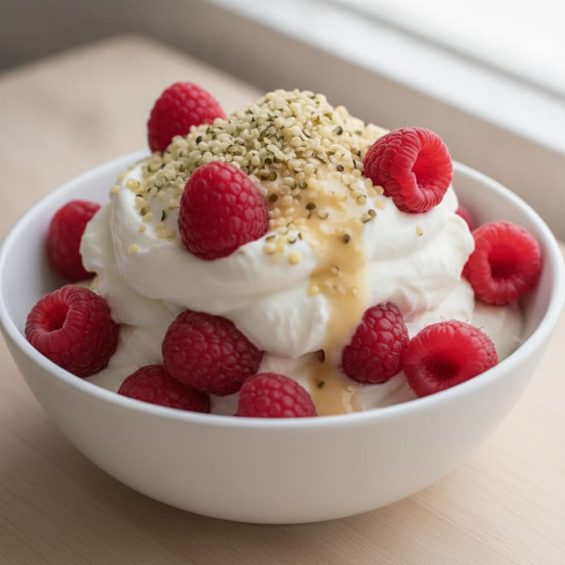 Greek Yogurt Protein Parfait with Berries