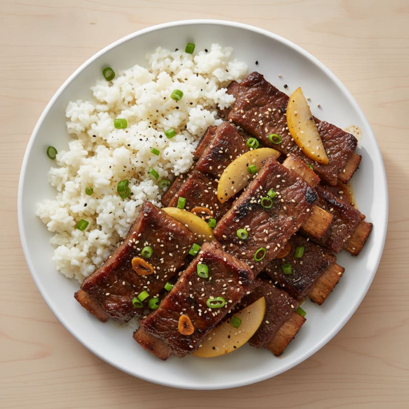 Korean BBQ Beef Short Ribs