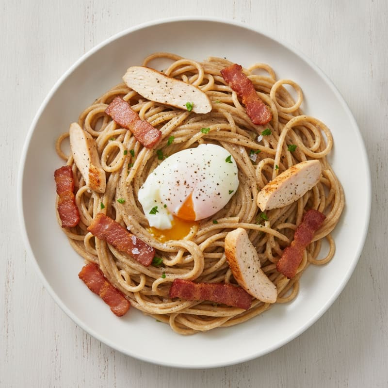 Classic Carbonara with Pancetta and Egg