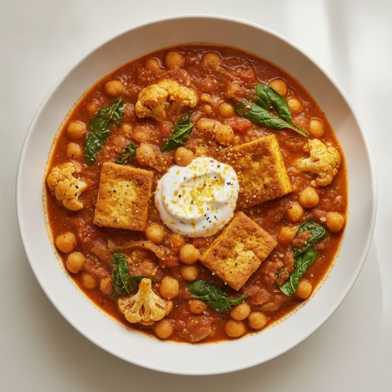 Hearty Chickpea and Vegetable Curry