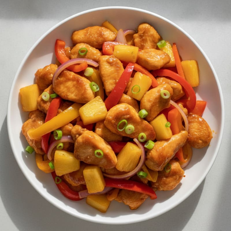 Sweet and Sour Chicken Stir-Fry