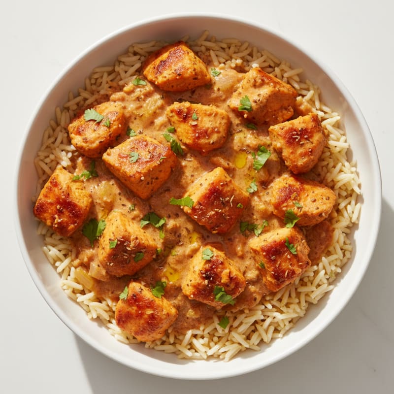 Spiced Butter Chicken with Basmati Rice