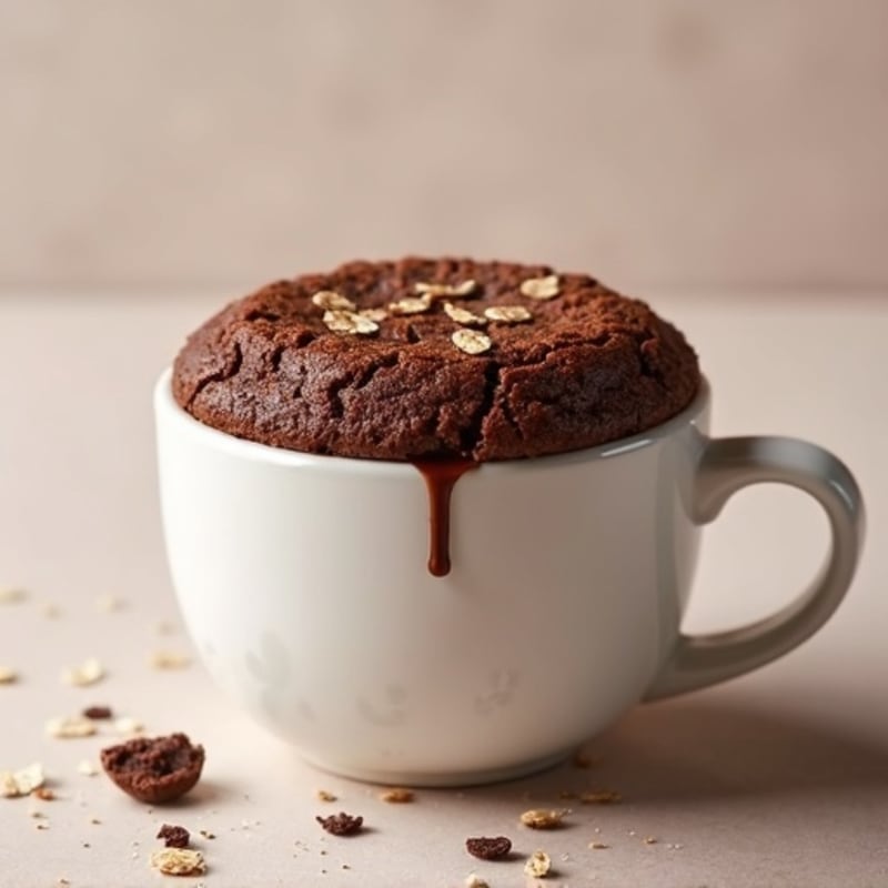 Healthy Chocolate Protein Mug Cake
