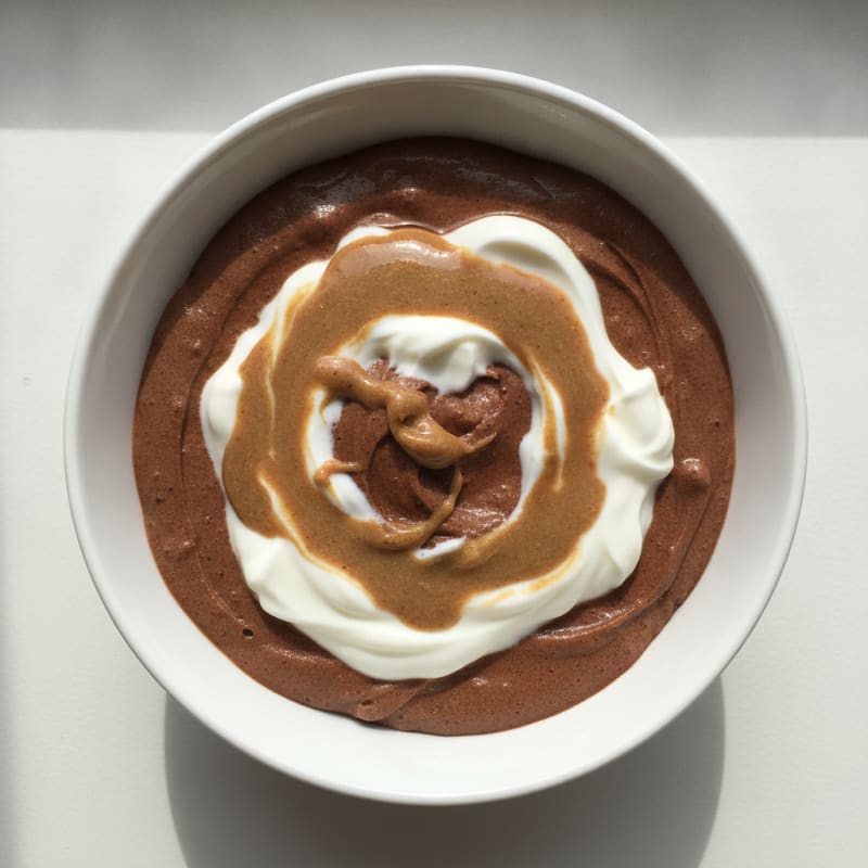 Silky Chocolate Protein Pudding with Greek Yogurt