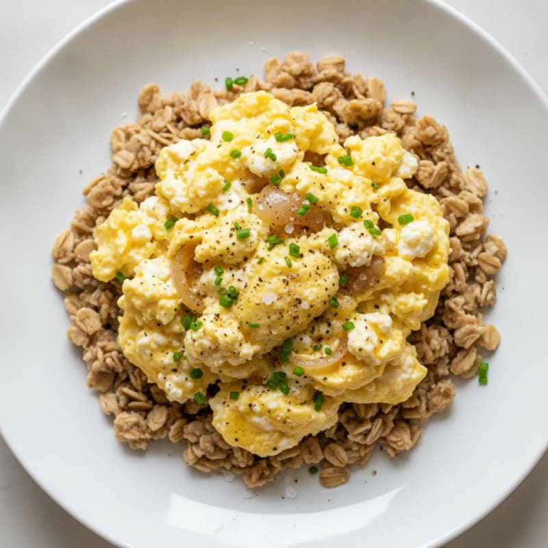 Savory Cottage Cheese Egg Scramble
