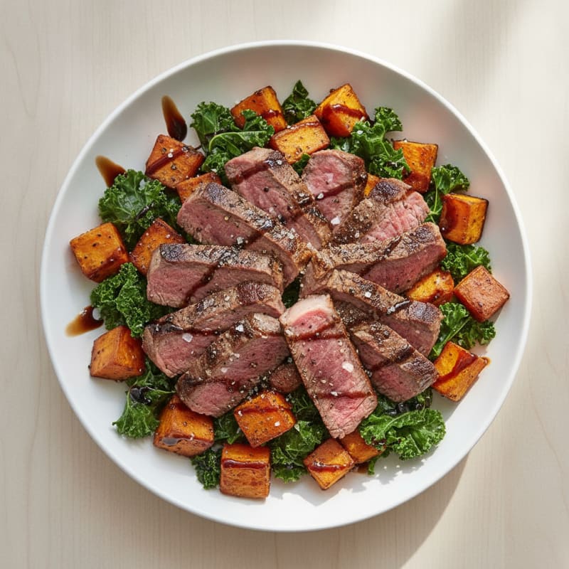 Hearty Steak and Sweet Potato Power Bowl