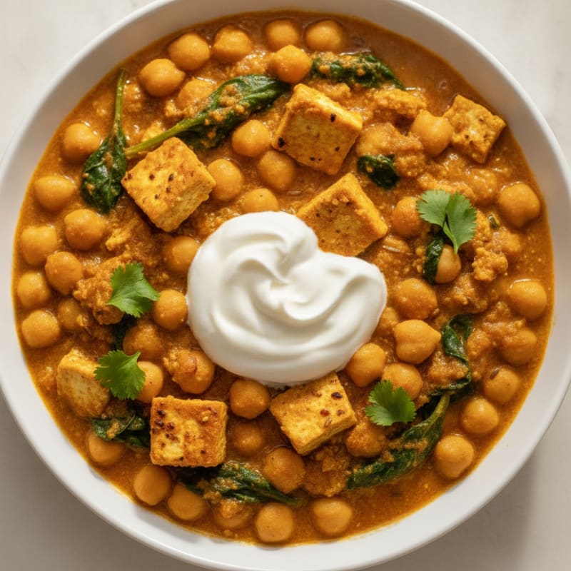 Hearty Chickpea and Tomato Curry