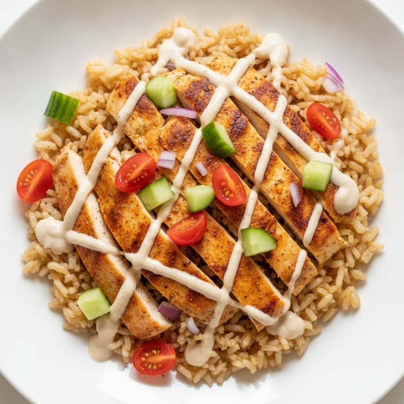 Chicken Shawarma Rice Bowl