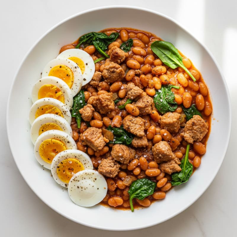 High-Protein Baked Bean & Turkey Power Bowl