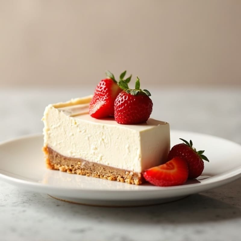 Creamy Greek Yogurt Protein Cheesecake