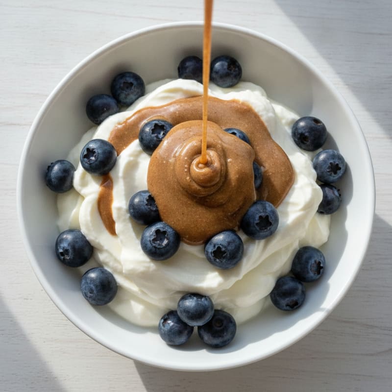 Creamy Greek Yogurt Protein Parfait with Almond Butter