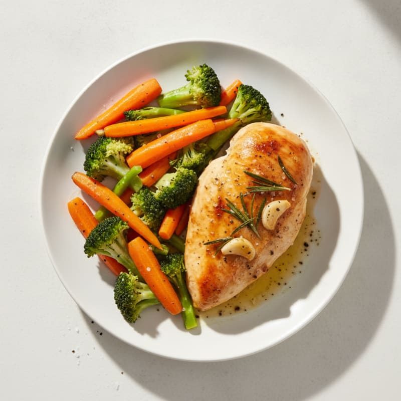 Garlic Herb Roasted Chicken with Vegetables