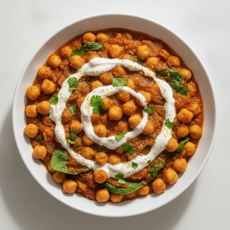Hearty Chickpea and Tomato Curry
