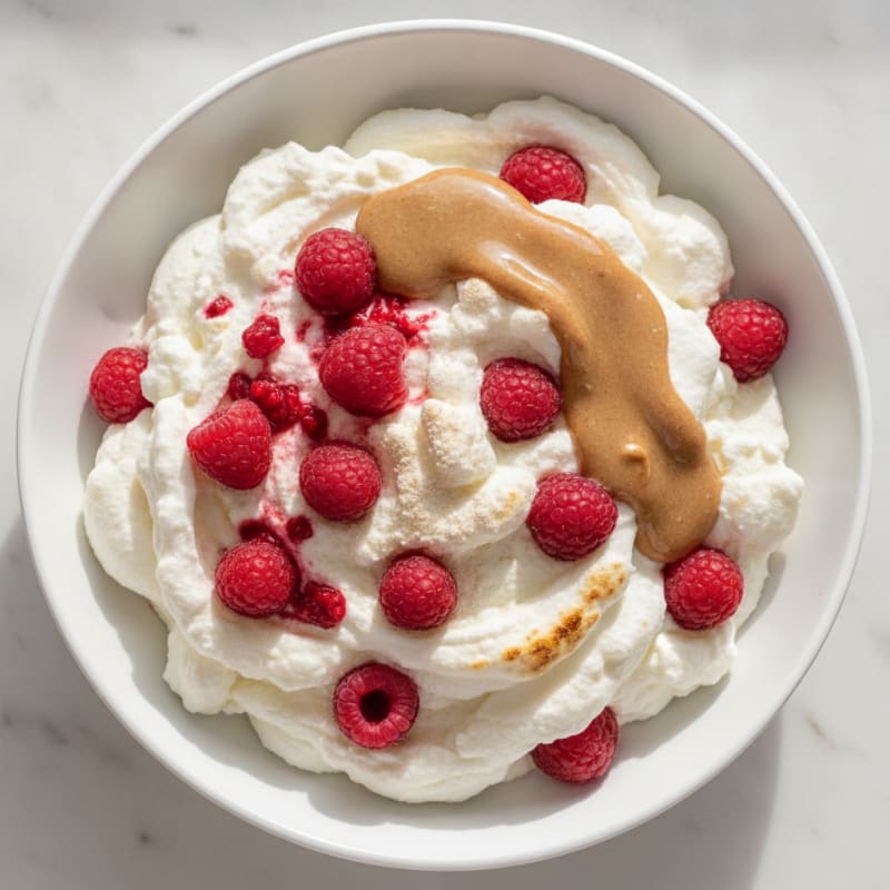High-Protein Greek Yogurt Mousse with Egg Whites