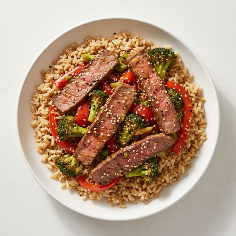 Tender Sesame-Ginger Beef Stir-Fry