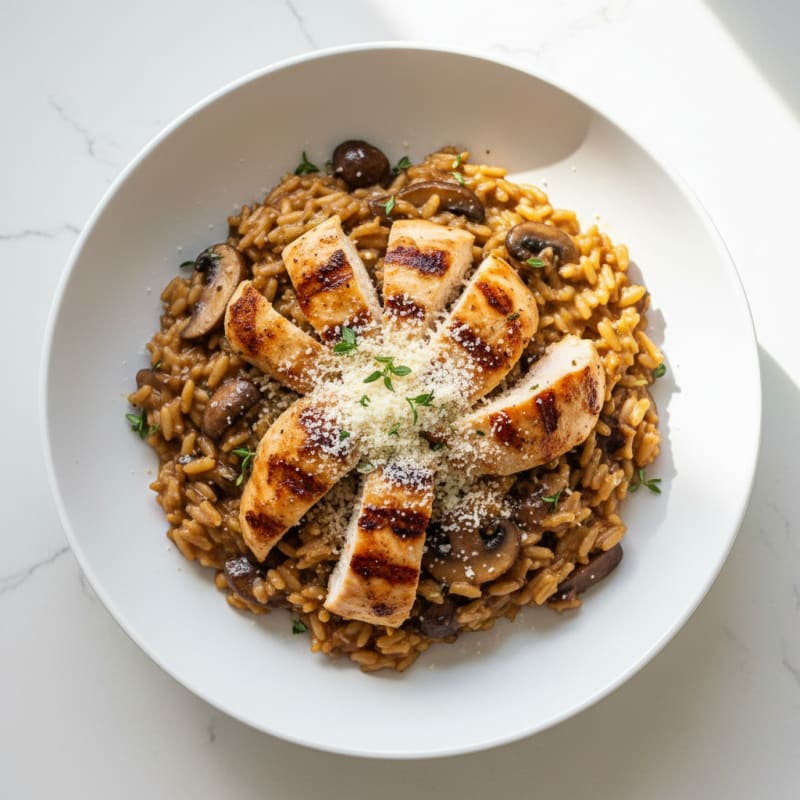 Wild Mushroom Risotto with Parmesan