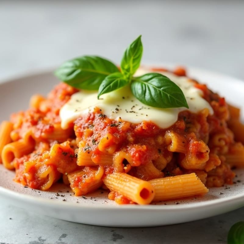 High-Protein Baked Ziti with Lean Ground Turkey